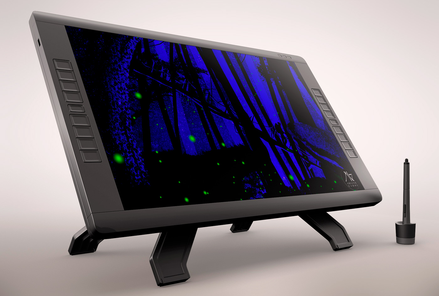 Ariane Garoi Night Walk On Digital Tablet
